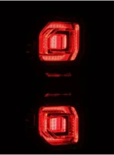 NOVA-Series Prismatic LED Taillights (Black) Ford Bronco 2021-2023 AlphaRex USA                                     - 659010 - Image 4