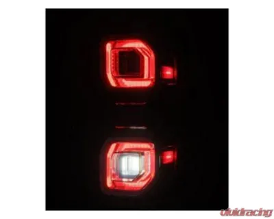 NOVA-Series Prismatic LED Taillights (Alpha-Black) Ford Bronco 2021-2023 AlphaRex USA - 659020
