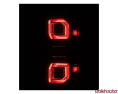 NOVA-Series Prismatic LED Taillights (Alpha-Black) Ford Bronco 2021-2023 AlphaRex USA - 659020