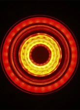 NOVA-Series Prismatic LED Taillights Red Smoke AlphaRex USA                                     - 668003 - Image 2