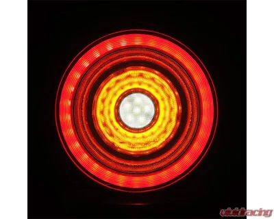 NOVA-Series Prismatic LED Taillights Red Smoke AlphaRex USA - 668003