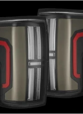 AlphaRex USA NOVA-Series Prismatic LED Taillights Black for 2007-2013 Toyota Tundra                                     - 670042 - Image 5