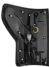 AlphaRex USA NOVA-Series Prismatic LED Taillights Black for 2007-2013 Toyota Tundra                                     - 670042 - Image 2