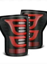 LUXX-Series Taillights (Black Red) Toyota Tundra 2007-2013 AlphaRex USA                                     - 670050 - Image 5