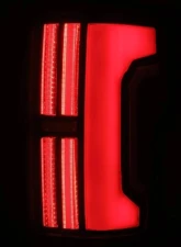 NOVA-Series Prismatic LED Taillights (Black Red) Toyota Tundra 2007-2013 AlphaRex USA                                     - 670052 - Image 3