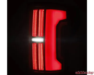 NOVA-Series Prismatic LED Taillights (Black Red) Toyota Tundra 2007-2013 AlphaRex USA - 670052