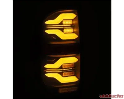 LUXX-Series Taillights (Alpha-Black) Toyota Tundra 2014-2021 AlphaRex USA - 672030