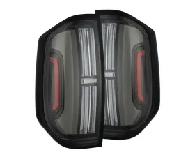 NOVA-Series Prismatic LED Taillights (Black) Toyota Tundra 2014-2021 AlphaRex USA