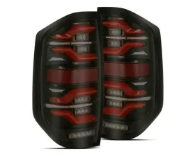 LUXX-Series Taillights (Black Red) Toyota Tundra 2014-2021 AlphaRex USA