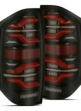 LUXX-Series Taillights (Black Red) Toyota Tundra 2014-2021 AlphaRex USA                                     - 672050 - Image 4