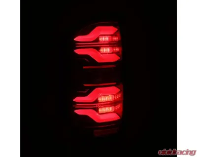 LUXX-Series Taillights (Black Red) Toyota Tundra 2014-2021 AlphaRex USA - 672050