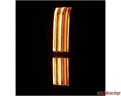 NOVA-Series Prismatic LED Taillights (Black Red) Toyota Tundra 2022-2024 AlphaRex USA - 673002