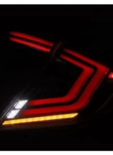 NOVA-Series Prismatic LED Taillights (Alpha-Black) Honda Civic 2017-2025 AlphaRex USA                                     - 676000 - Image 6