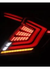 NOVA-Series Prismatic LED Taillights (Alpha-Black) Honda Civic 2017-2025 AlphaRex USA                                     - 676000 - Image 7