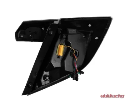 NOVA-Series Prismatic LED Taillights (Black Smoke) Honda Civic 2017-2021 AlphaRex USA - 676010