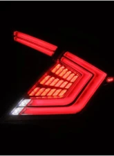 NOVA-Series Prismatic LED Taillights (Clear Smoke) Honda Civic 2017-2021 AlphaRex USA                                     - 676040 - Image 2