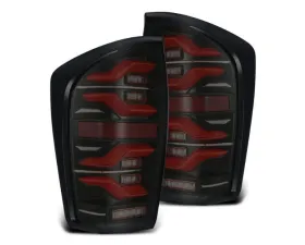 LUXX-Series Taillights (Black Red) AlphaRex USA