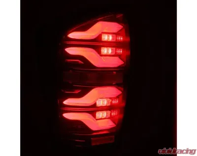 LUXX-Series Taillights (Black Red) Toyota Tacoma 2016-2023 AlphaRex USA - 680000