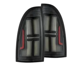 NOVA-Series Prismatic LED Taillights (Black) Toyota Tacoma 2005-2015 AlphaRex USA
