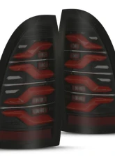 LUXX-Series Taillights (Black Red) Toyota Tacoma 2005-2015 AlphaRex USA                                     - 680070 - Image 6