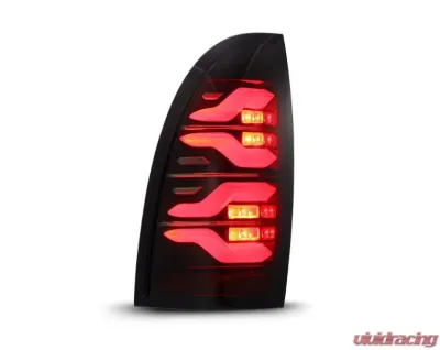 LUXX-Series Taillights (Black Red) Toyota Tacoma 2005-2015 AlphaRex USA - 680070