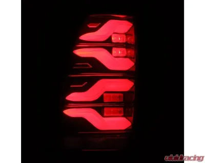 LUXX-Series Taillights (Black Red) Toyota Tacoma 2005-2015 AlphaRex USA - 680070