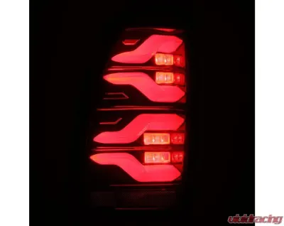 LUXX-Series Taillights (Black Red) Toyota Tacoma 2005-2015 AlphaRex USA - 680070