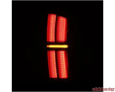 NOVA-Series Prismatic LED Taillights (Black) Toyota Tacoma 2016-2023 AlphaRex USA - 680082