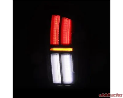 NOVA-Series Prismatic LED Taillights (Black) Toyota Tacoma 2016-2023 AlphaRex USA - 680082