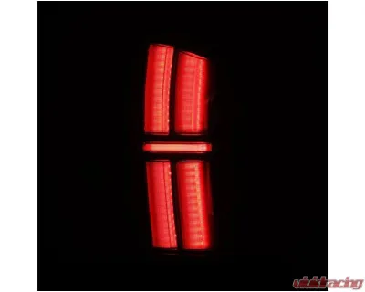 NOVA-Series Prismatic LED Taillights (Black) Toyota Tacoma 2016-2023 AlphaRex USA - 680082