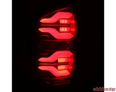 LUXX-Series Taillights (Black) Toyota Tacoma 2016-2023 AlphaRex USA - 680090