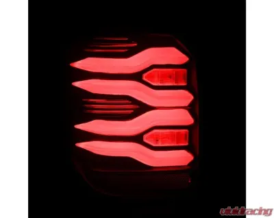 LUXX-Series Taillights (Black Red) AlphaRex USA - 690050