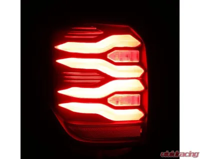 LUXX-Series Taillights (Black Red) AlphaRex USA - 690050