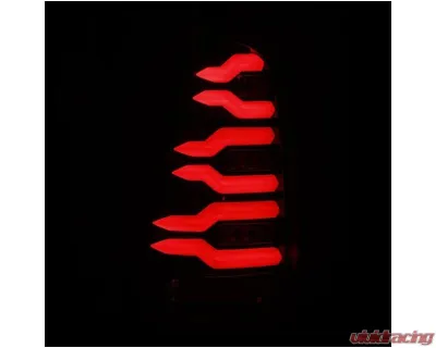 LUXX-Series Taillights (Alpha-Black) Toyota 4Runner 2003-2009 AlphaRex USA - 690070