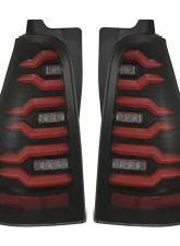 LUXX-Series Taillights (Black Red) Toyota 4Runner 2003-2009 AlphaRex USA                                     - 690080 - Image 6