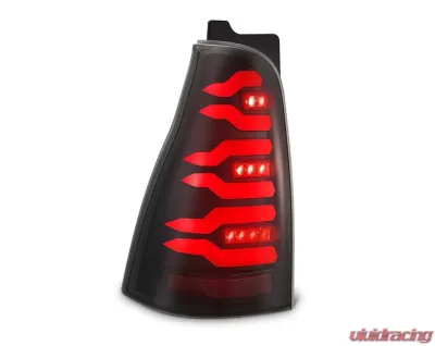 LUXX-Series Taillights (Black Red) Toyota 4Runner 2003-2009 AlphaRex USA - 690080