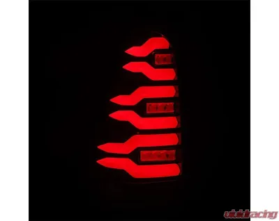 LUXX-Series Taillights (Black Red) Toyota 4Runner 2003-2009 AlphaRex USA - 690080