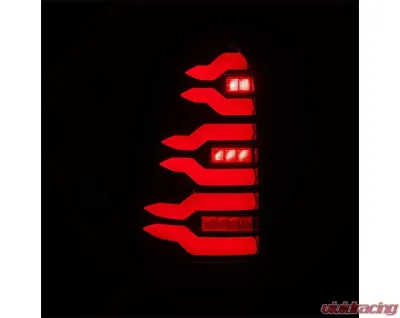 LUXX-Series Taillights (Black Red) Toyota 4Runner 2003-2009 AlphaRex USA - 690080