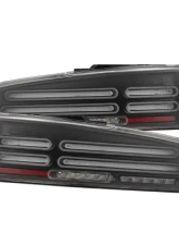 Quad-Loop Style NOVA-Series Prismatic LED Taillights (Alpha-Black) AlphaRex USA                                     - 691022 - Image 2