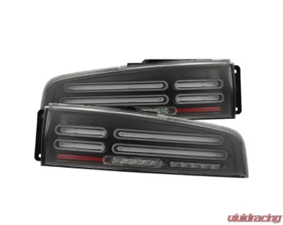 Quad-Loop Style NOVA-Series Prismatic LED Taillights (Alpha-Black) AlphaRex USA - 691022
