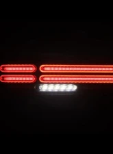 Quad-Loop Style NOVA-Series Prismatic LED Taillights (Alpha-Black) AlphaRex USA                                     - 691022 - Image 6