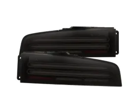Twin-Loop Style NOVA-Series Prismatic LED Taillights (Alpha Black) AlphaRex USA