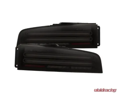 Twin-Loop Style NOVA-Series Prismatic LED Taillights (Alpha Black) AlphaRex USA - 691020