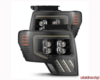 NOVA-Series Headlights (Jet Black) AlphaRex USA - 880093