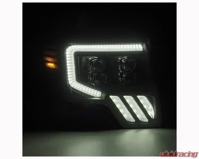 NOVA-Series Headlights (Jet Black) AlphaRex USA - 880093