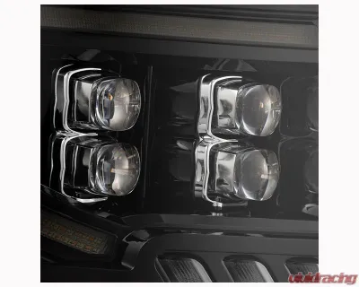NOVA-Series Headlights (Jet Black) AlphaRex USA - 880093