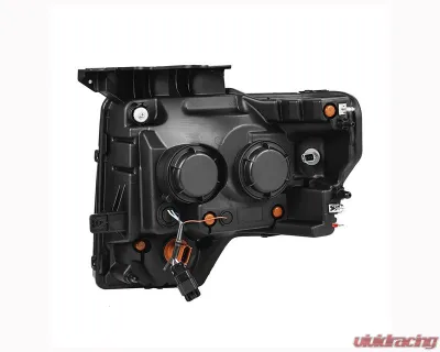 NOVA-Series Headlights (Jet Black) AlphaRex USA - 880093