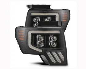 NOVA-Series Headlights (Black) AlphaRex USA