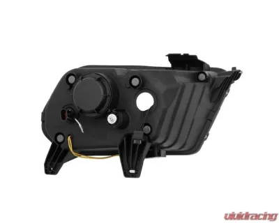 AlphaRex USA PRO-Series Headlights Chrome for Ford Mustang 2010-2012 H7 Halogen - 880111