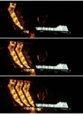 AlphaRex USA PRO-Series Headlights Chrome for Ford Mustang 2010-2012 H7 Halogen                                     - 880111 - Image 4